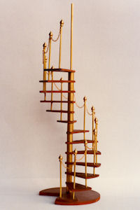 Spiral staircase kit