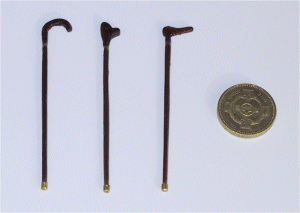 12th scale walking sticks