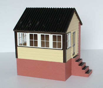 Castle Caereinion signal box decorated kit