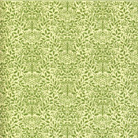 Acorns green on cream
