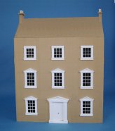 House built from Georgian Town House Plan