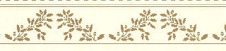 Border - brown on cream