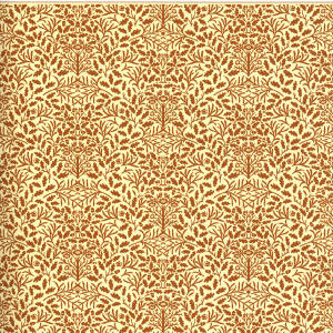 Acorns - brown on cream