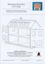 Georgian Double Fronted Shops Plan