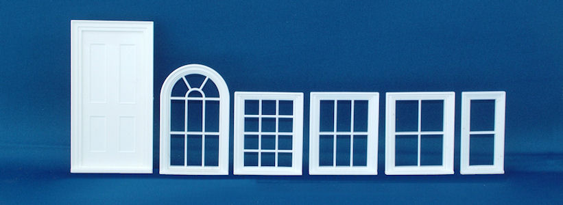 Victorian door and windows - complete