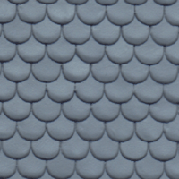 Grey pantile roofing