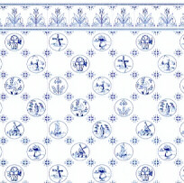 1/24 Blue dutch tile