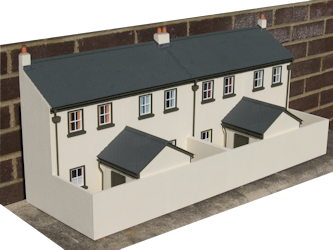 Terraced house - back