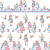 H51 - Children & Pets on white background